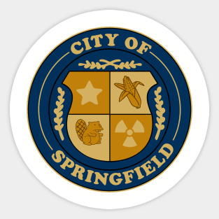 Springfield City Emblem Sticker